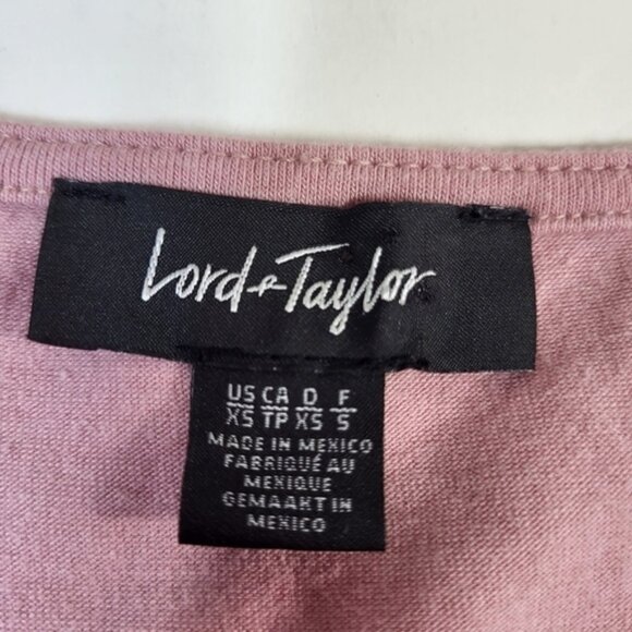 Lord & Taylor Pink Asymmetrical Blouse - Picture 7 of 7